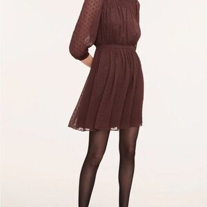 Elegant Brown Women's Dress